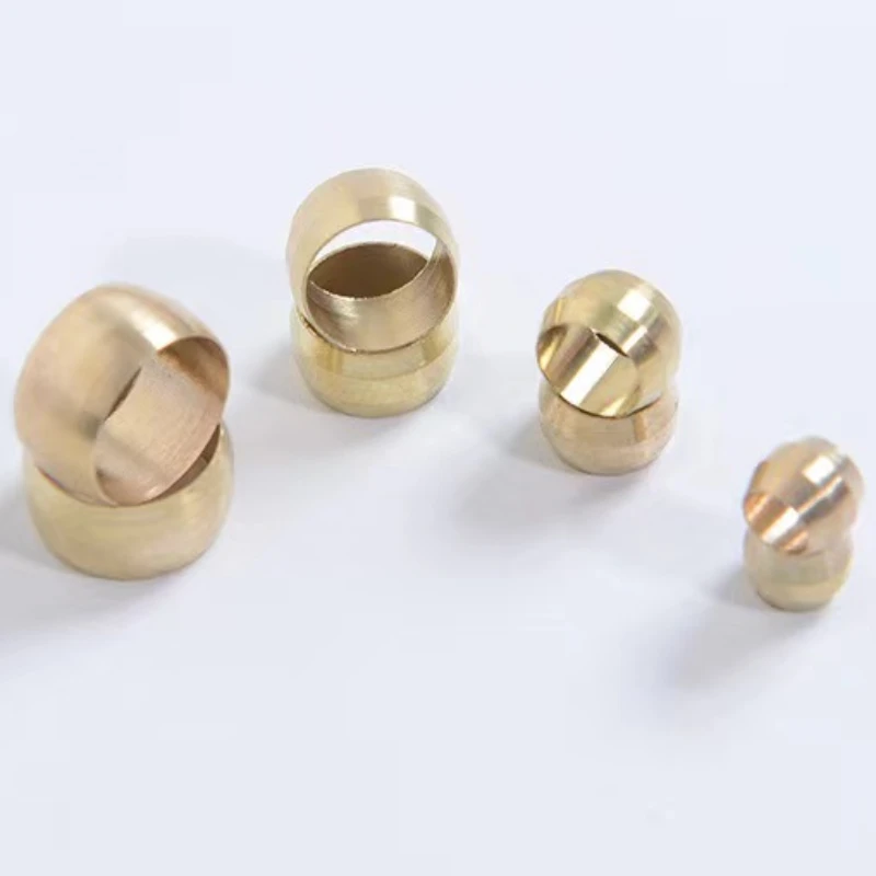 Compression Fitting Brass - Zestaw mosiężnych tulei do rur o