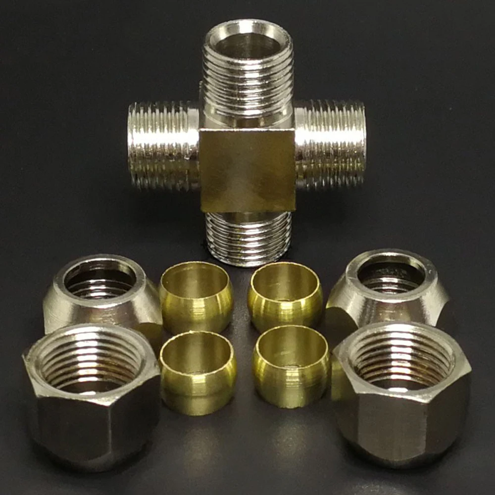 Złączka kompresyjna krzyżowa 4 – Compression Fitting Brass recenzja i cena