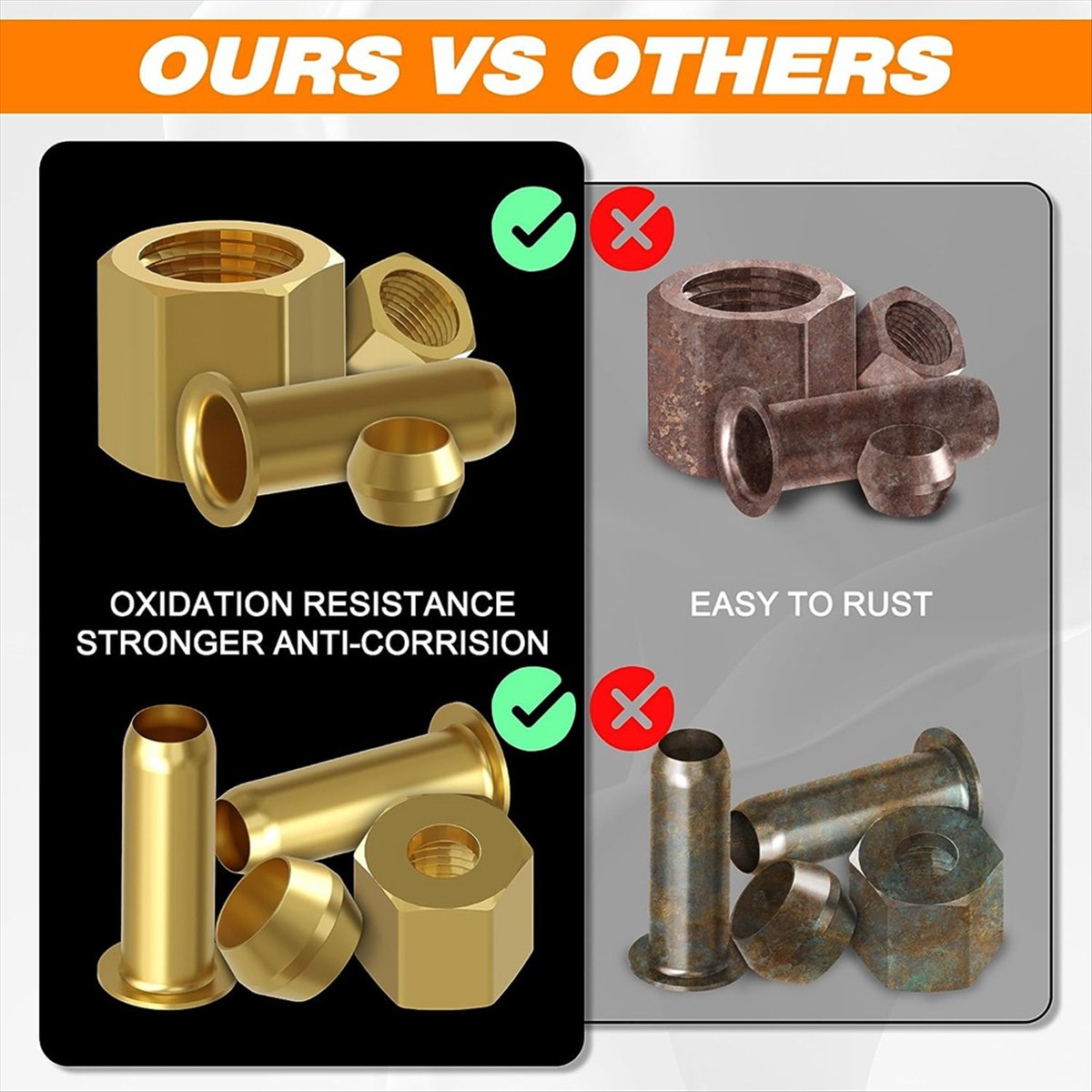 Zestaw złączek kompresyjnych A – Compression Fitting Brass recenzja i cena