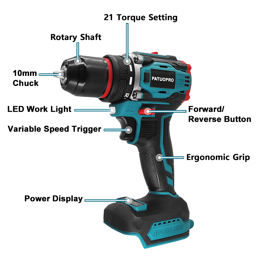 PATUOPRO 21V bezprzewodowa bez – Makita Drill Ddf484 recenzja i cena